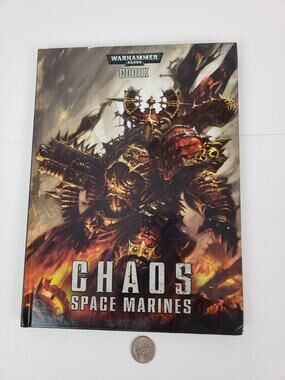 Warhammer 40k Codex Chaos Space Marines Hardcover 2012 Games Workshop